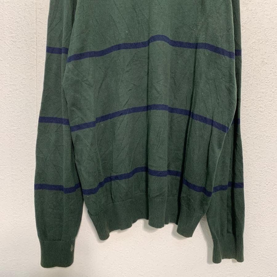 TOMMY HILFIGER コットンニット セーター XL モスグリーン トミー 