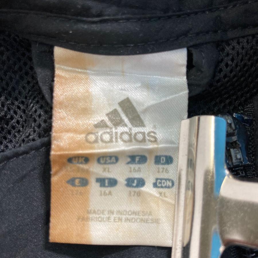 adidas ジップアップナイロンジャケット ブラック/ホワイト　80s 楽天市場】90s 大きいサイズ XL 人気 モノトーン □ ADIDAS