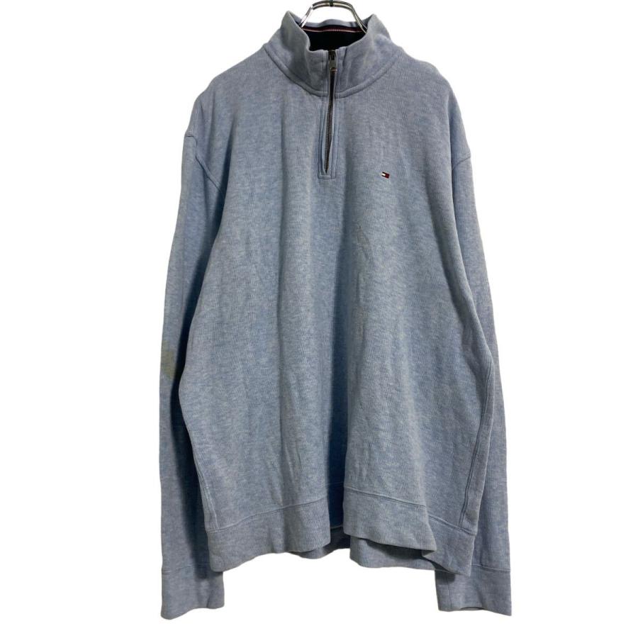 TOMMY HILFIGER コットン ニット スウェット トレーナー XL ライト