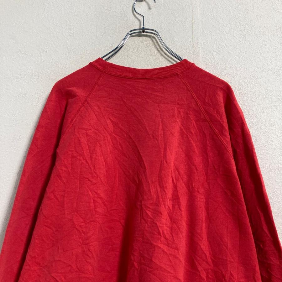 Hanes Her Way 無地 スウェット トレーナー レディース L レッド