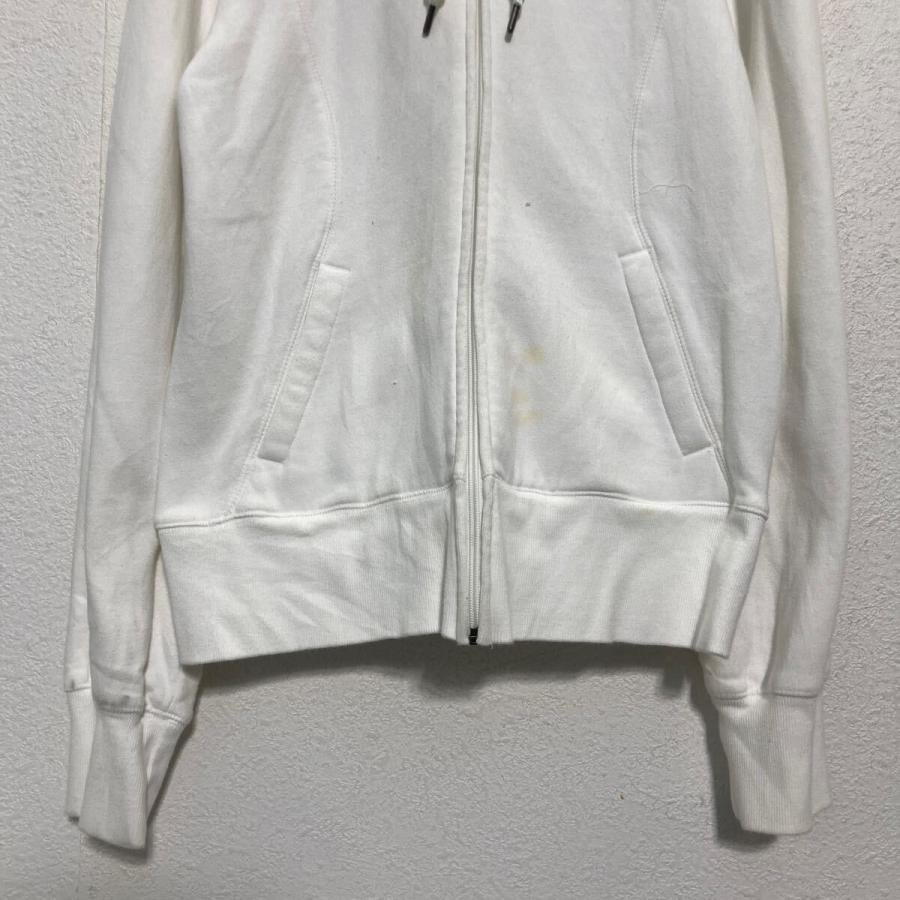 Champion ジップアップ 無地スウェット パーカー L ホワイト 