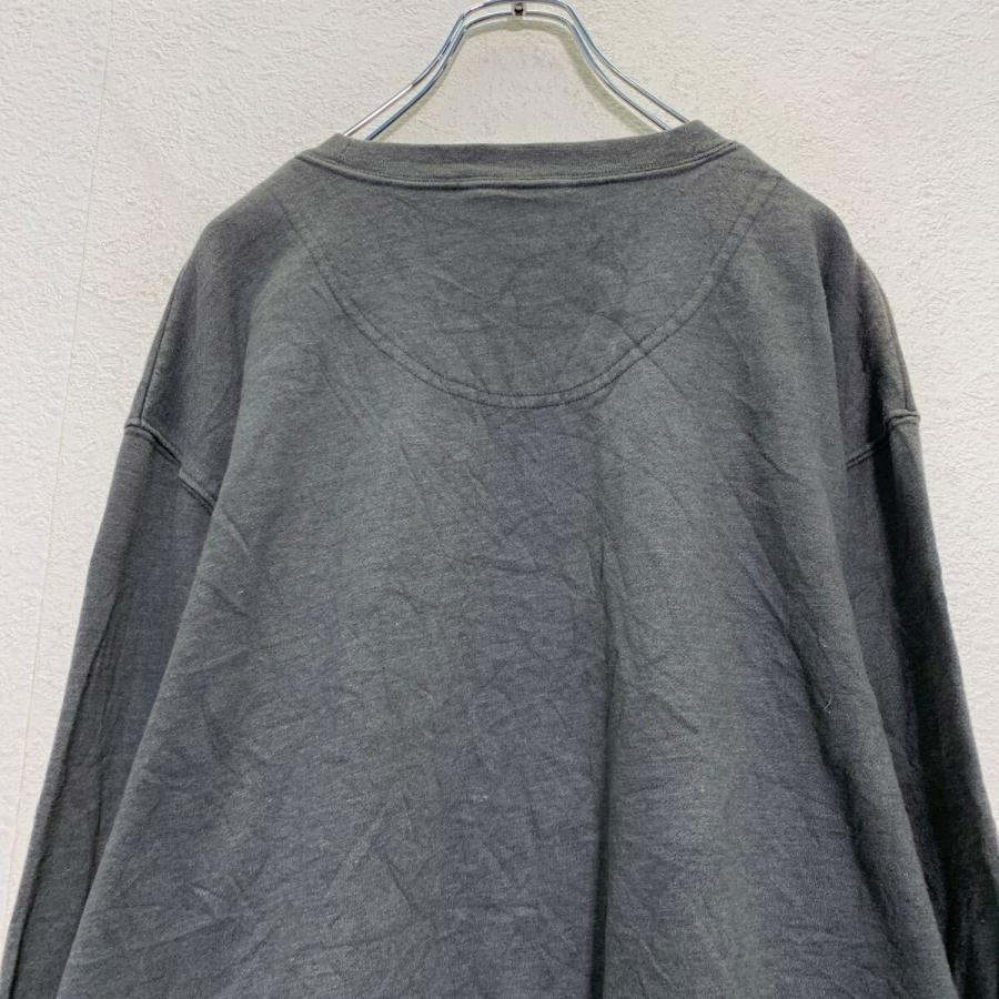 mta sport 無地スウェット トレーナー L ダークグレー 裏起毛 古着卸