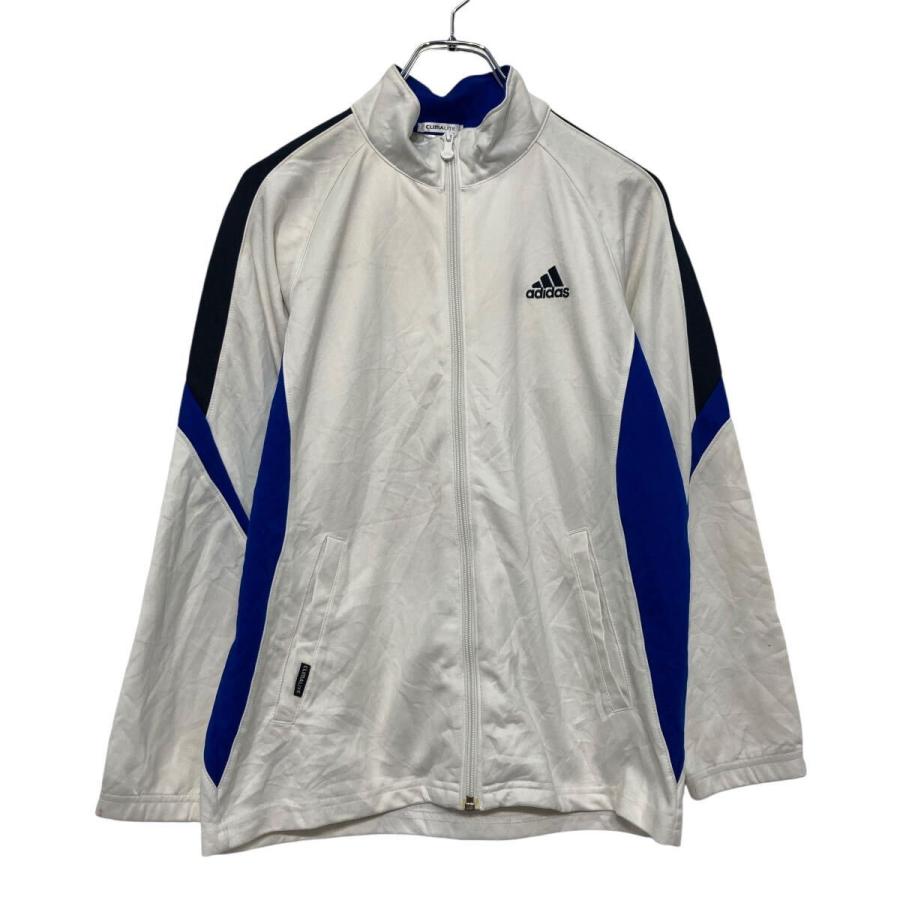 adidas ジャージ アディダス キッズ M ホワイト ジップアップ スポーツ 