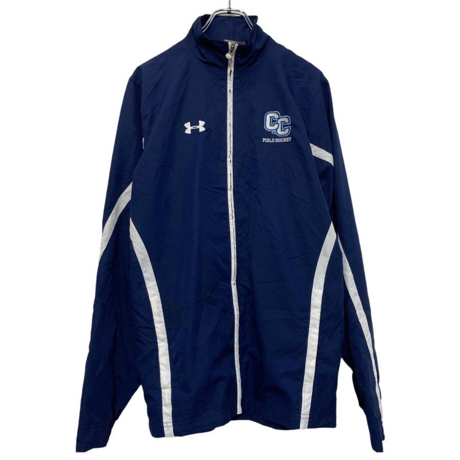 UNDER ARMOUR トラック ジャケット ジャージ S ネイビー アンダー