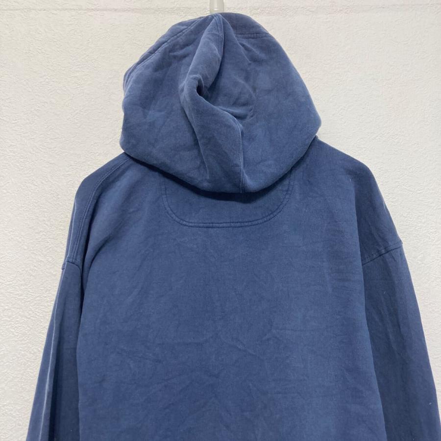 champion プリント スウェット パーカー チャンピオン M ネイビー