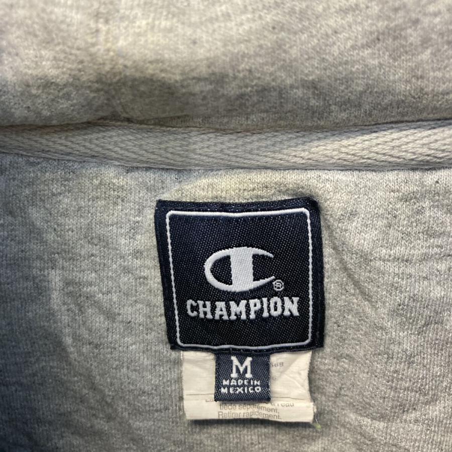 champion プリント スウェット パーカー チャンピオン M ネイビー