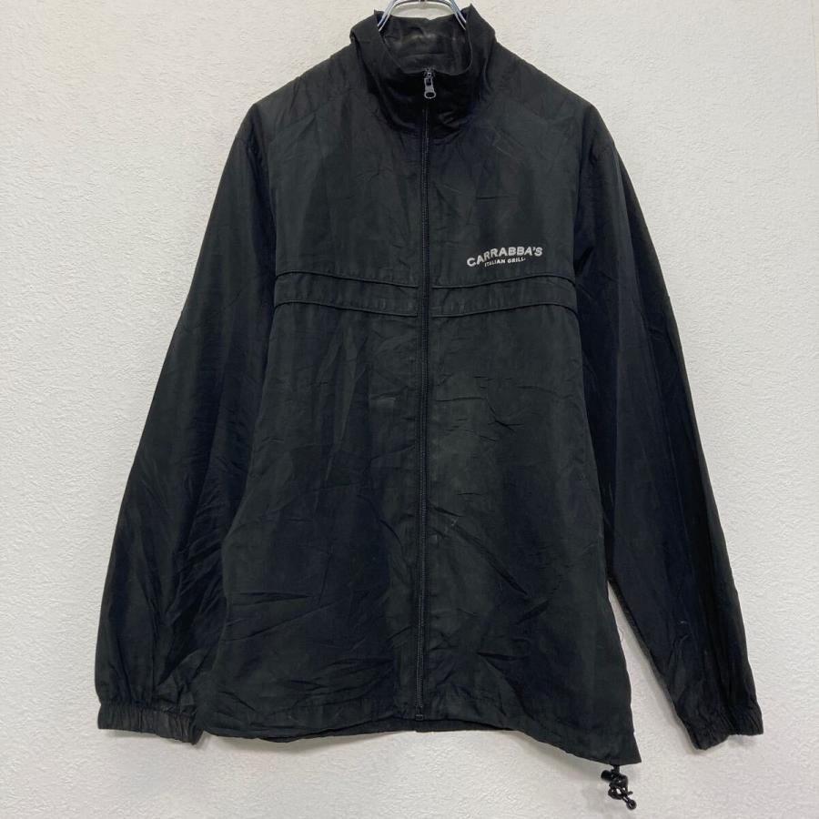 Dunbrooke ナイロン ジャケット S ブラック バックプリント ブルゾン