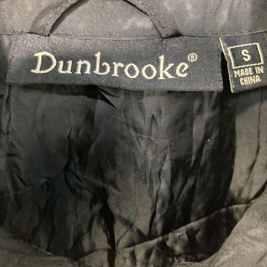 Dunbrooke ナイロン ジャケット S ブラック バックプリント ブルゾン