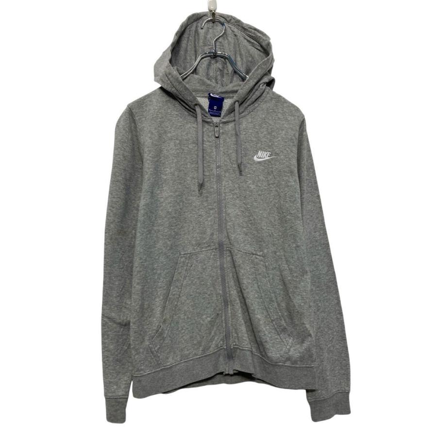 NIKEラボパーカーグレーSALE お値下げ中【お話し中】 NIKE プリント スウェット パーカー ナイキ M レディース グレー 古着