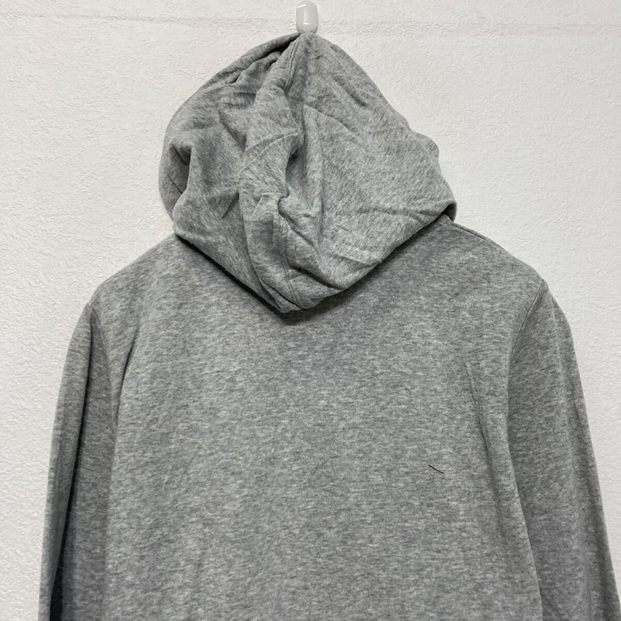 NIKE プリント スウェット パーカー ナイキ M レディース グレー 古着