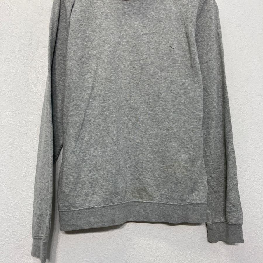 NIKE プリント スウェット パーカー ナイキ M レディース グレー 古着