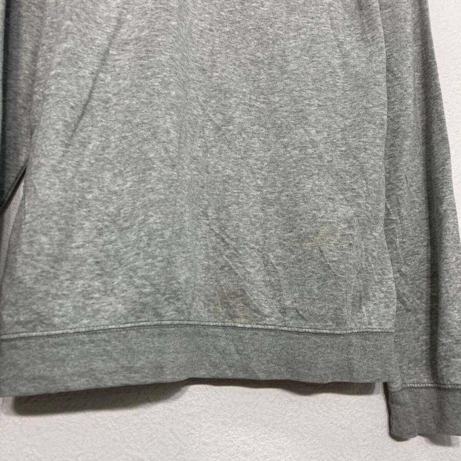 NIKE プリント スウェット パーカー ナイキ M レディース グレー 古着