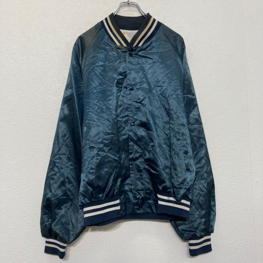 TAYLOR ナイロン ジャケット L~ ネイビー スナップボタン スタジャン