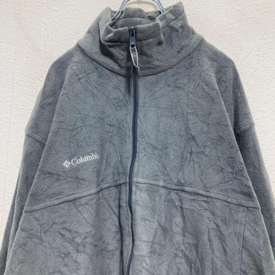 Columbia ジップアップ フリースジャケット L グレー コロンビア