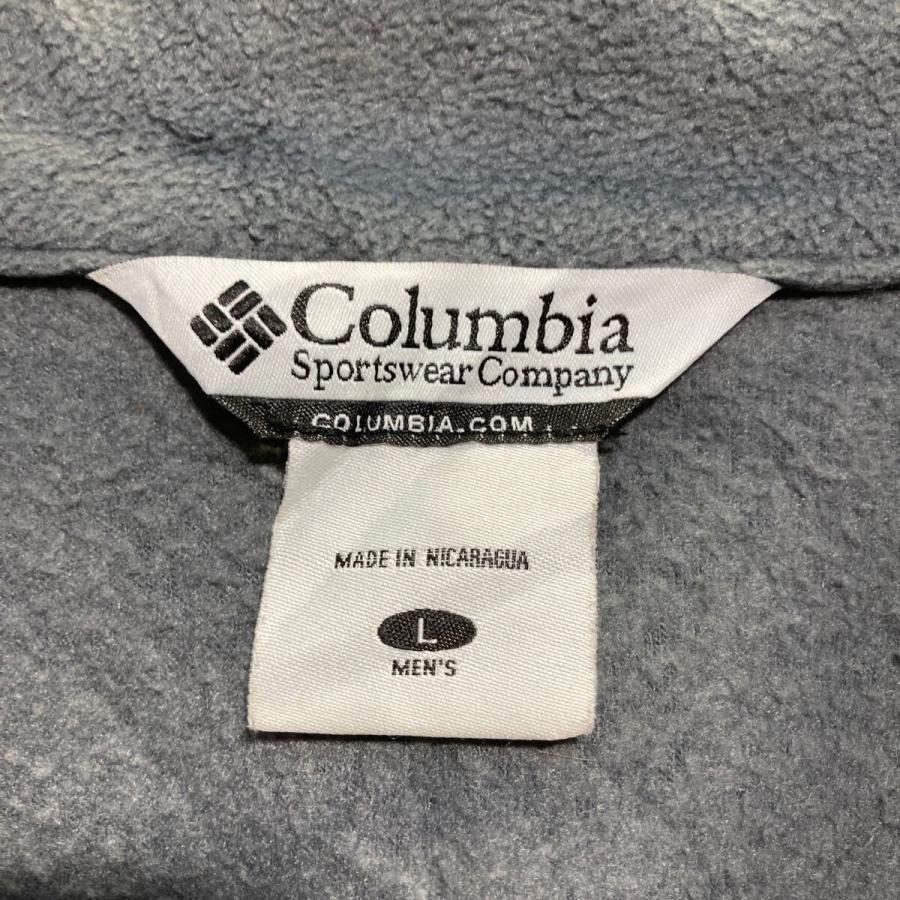 Columbia ジップアップ フリースジャケット L グレー コロンビア