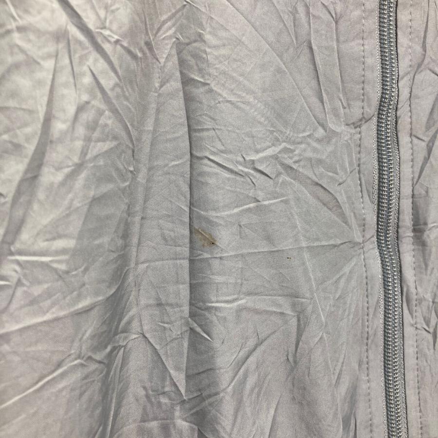 adidas ジップアップ ナイロンジャケット M グレー アディダス ワン