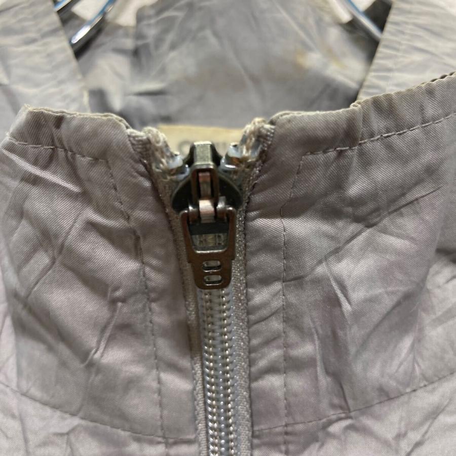 adidas ジップアップ ナイロンジャケット M グレー アディダス ワン