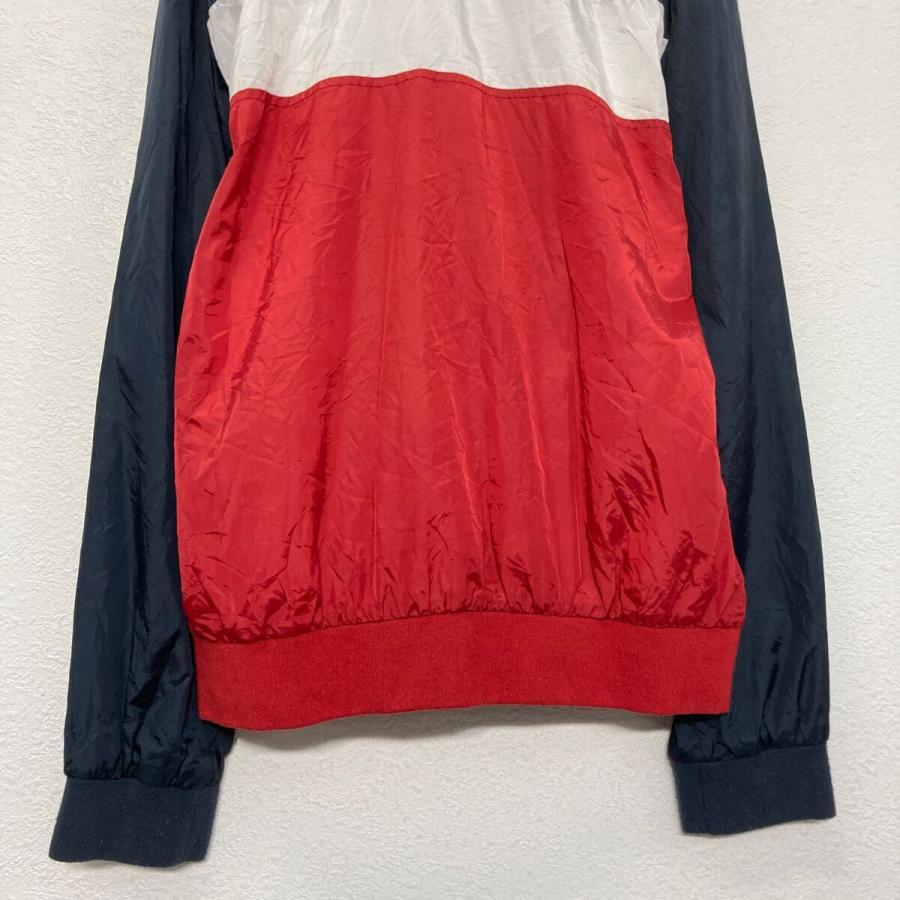 GUESS ハーフジップ ナイロンジャケット M ブラック/ホワイト GUESS ハーフジップ ナイロンジャケット M ブラック/ホワイト