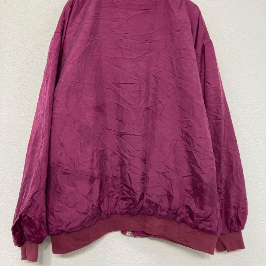 SILK ICON ジャケット M ボルドー ボタン ファスナー ブルゾン