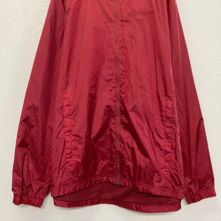 L.L.Bean ナイロン ジャケット エルエルビーン L ボルドー フルジップ