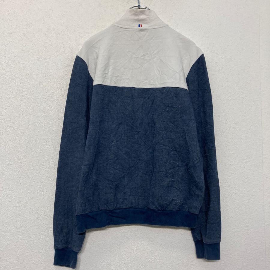 le coq sportif プリント スウェット トレーナー M ホワイト ハーフ 