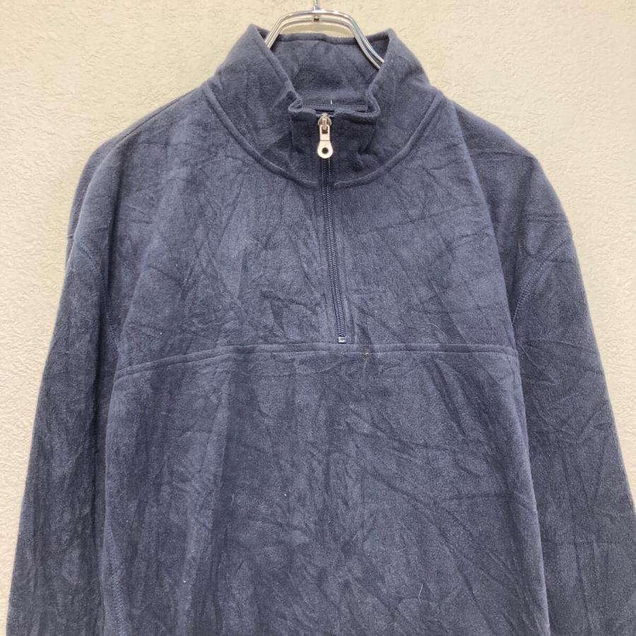 Croft&barrow フリース ジャケット XL ネイビー ビッグサイズ ハーフ 