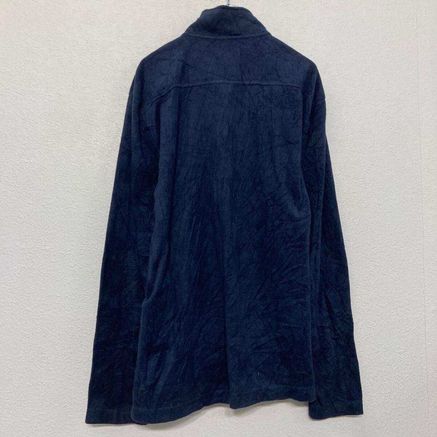 Croft&barrow フリース ジャケット XL ネイビー ビッグサイズ ハーフ 
