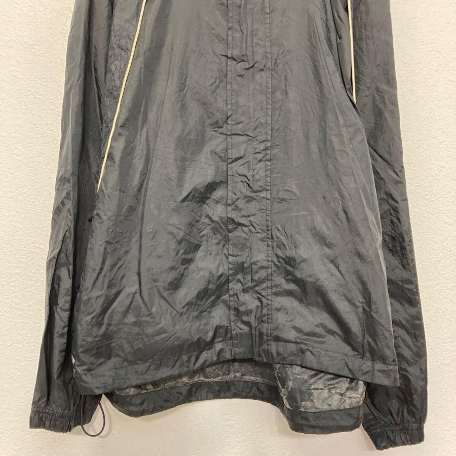 adidas ナイロン ジャケット XL ブラック ビッグサイズ バックプリント
