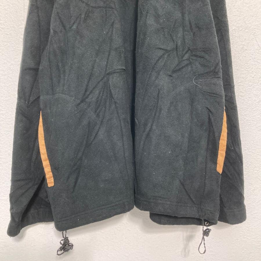 ATLAS ハーフボタン フリースジャケット XL ブラック ワン