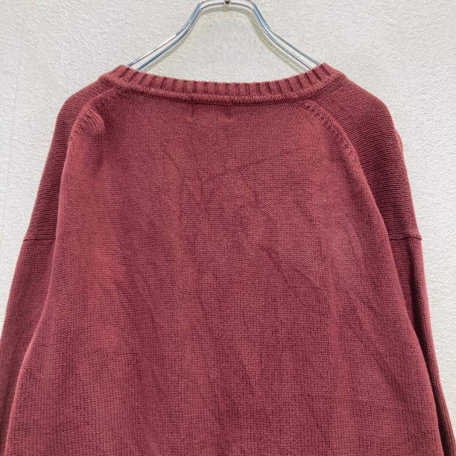 L.L.Bean コットンニット セーター 2XL バーガンディ エルエルビーン
