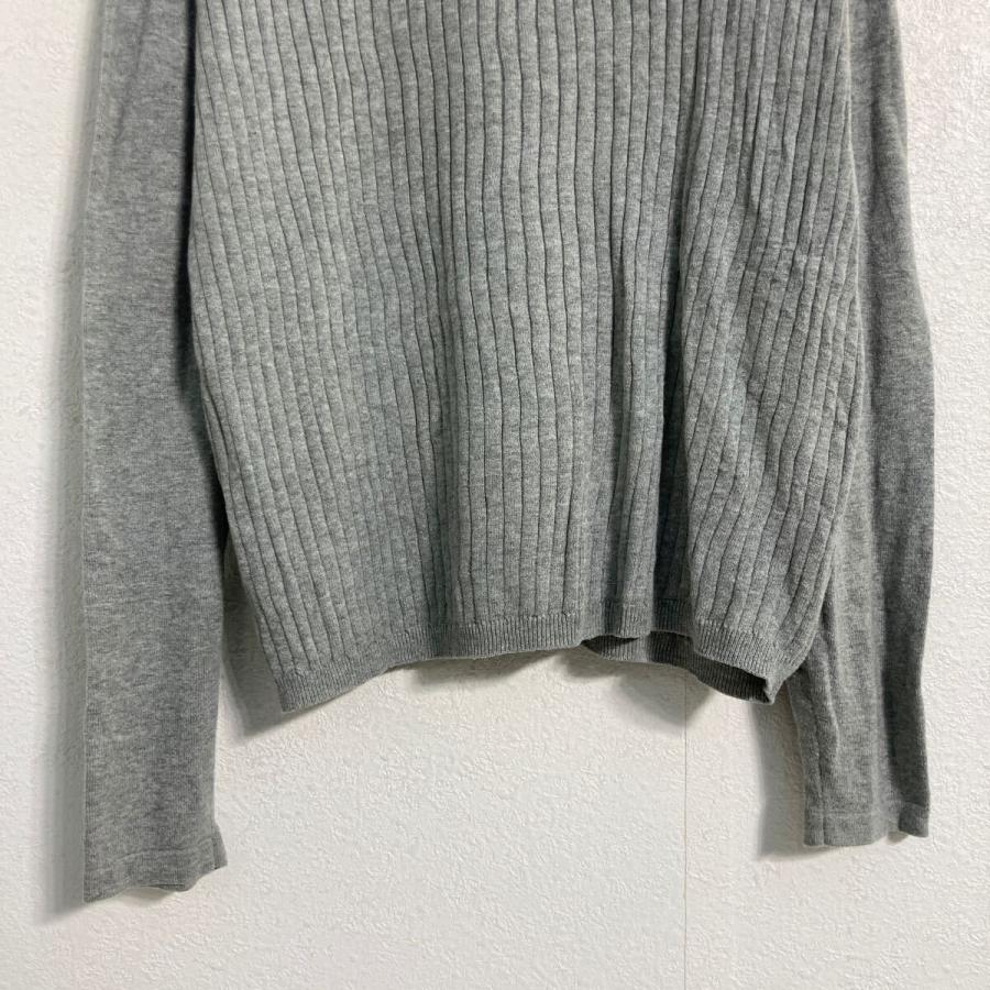 Calvin Klein Jeans コットン ニット セーター L グレー カルバン
