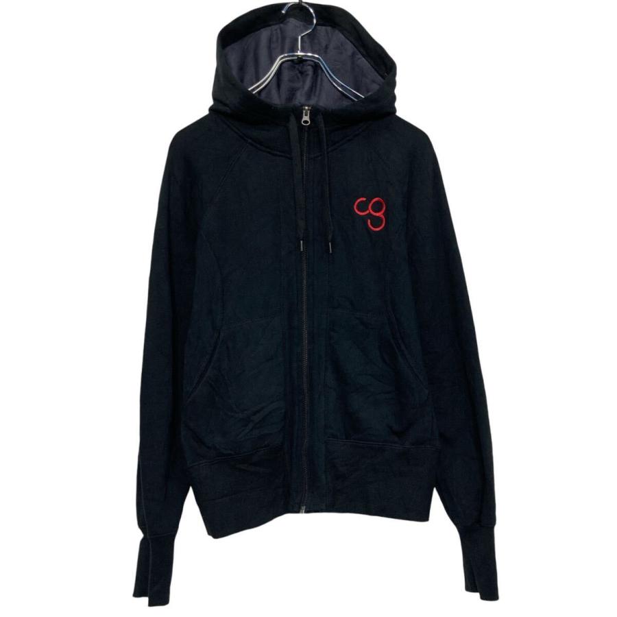 champion プリント スウェット パーカー チャンピオン S ブラック 