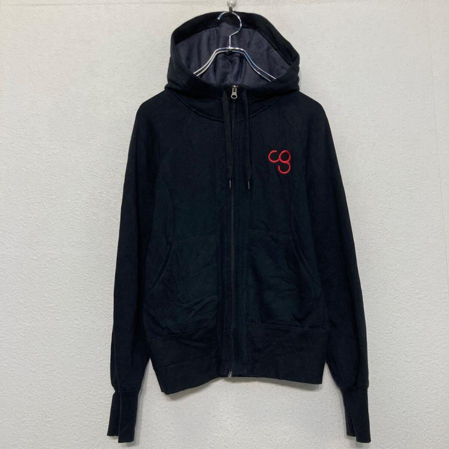 champion プリント スウェット パーカー チャンピオン S ブラック 