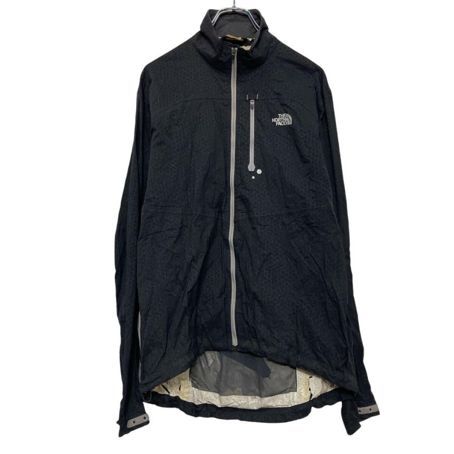 The north face ナイロン ジャケット M ブラック フルジップ 古着卸 