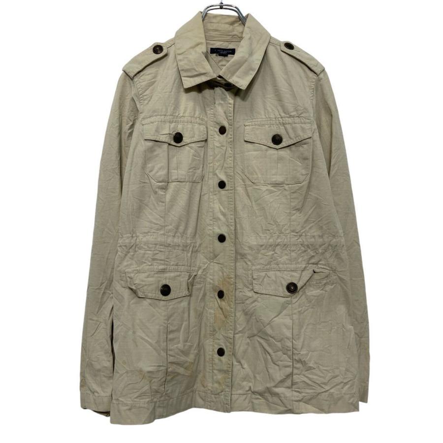 TOMMY HILFIGER ジャケット トミーフィルフィガー L ベージュ スナップ 
