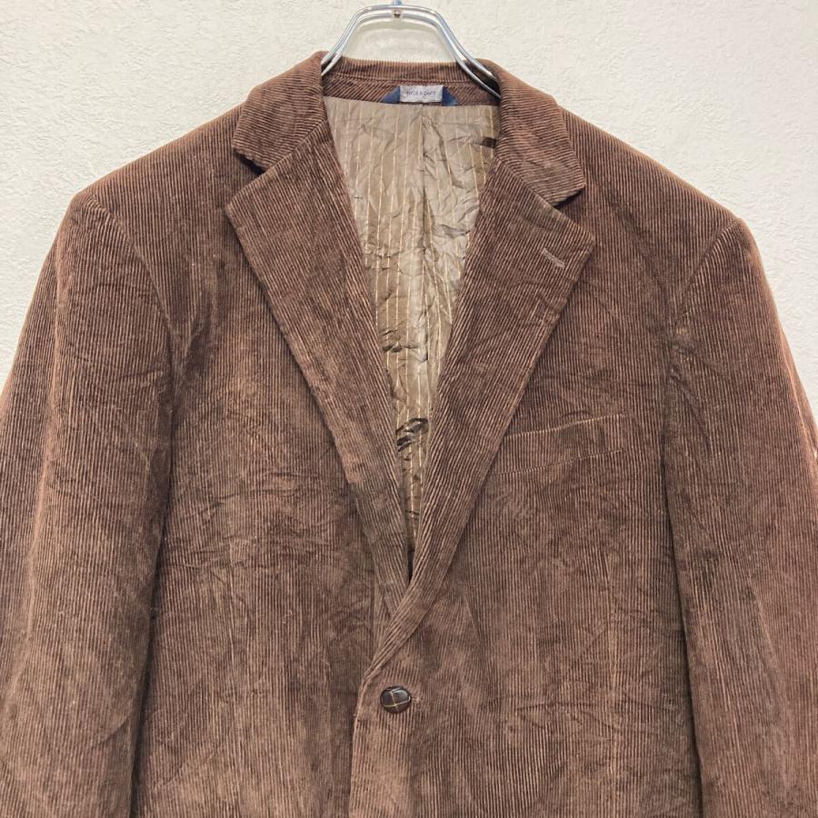 DOCKERS テーラード ジャケット XL~ ブラウン コーデュロイ ビッグ 