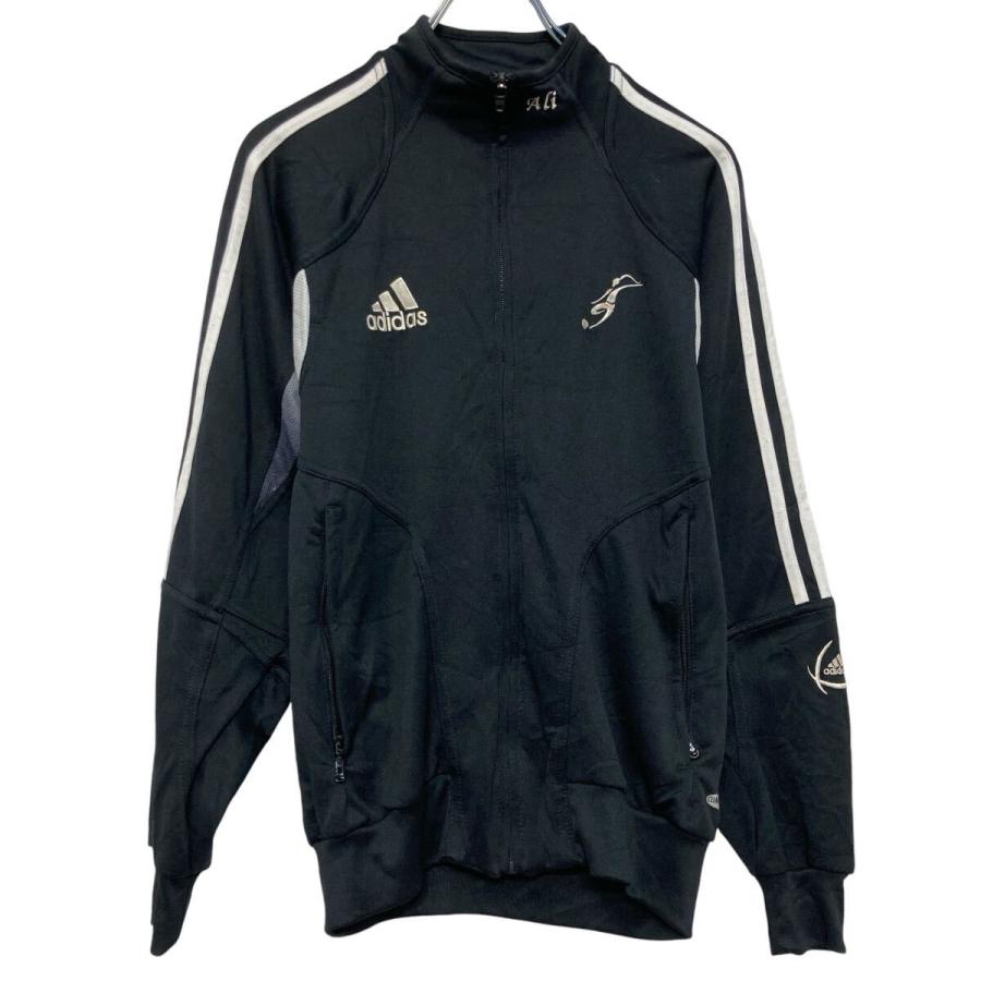 adidas ジャージ アディダス キッズ L ブラック バックプリント