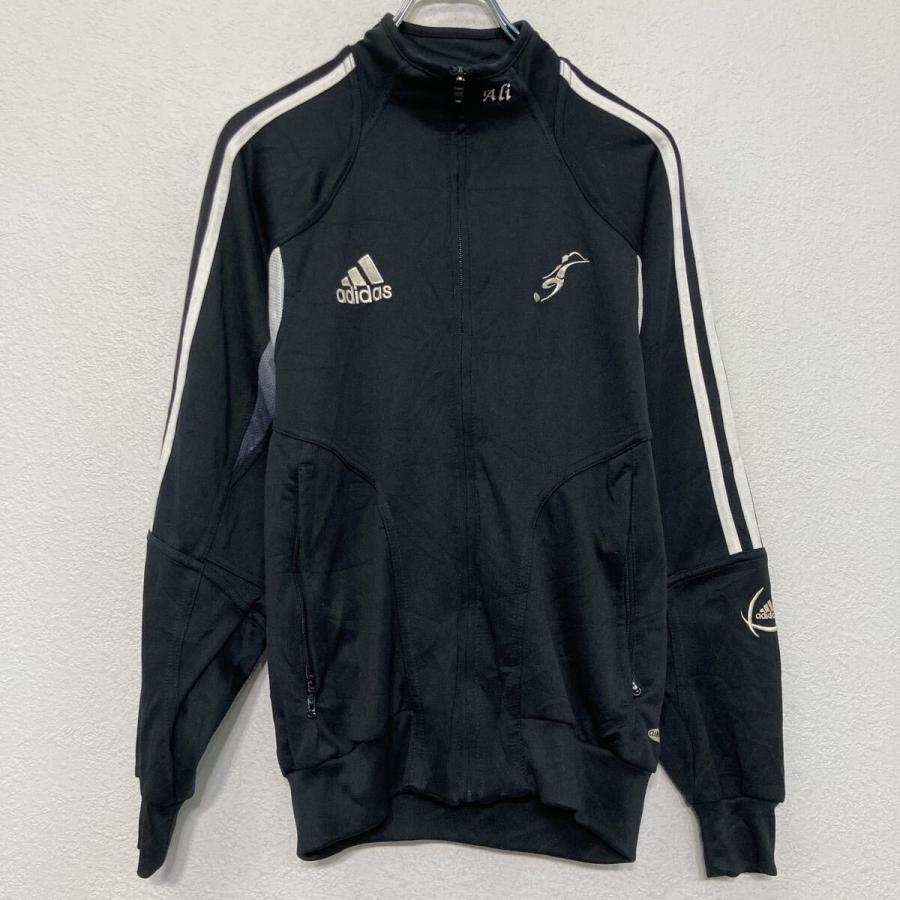 adidas ジャージ アディダス キッズ L ブラック バックプリント