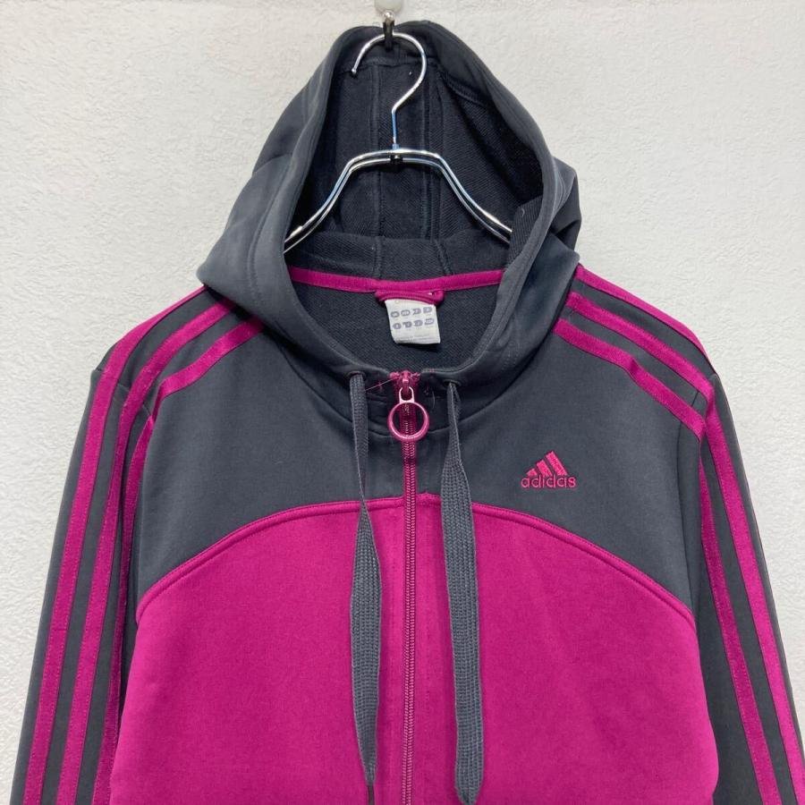 adidas ジャージ アディダス レディース M ピンク フルジップ スポーツ