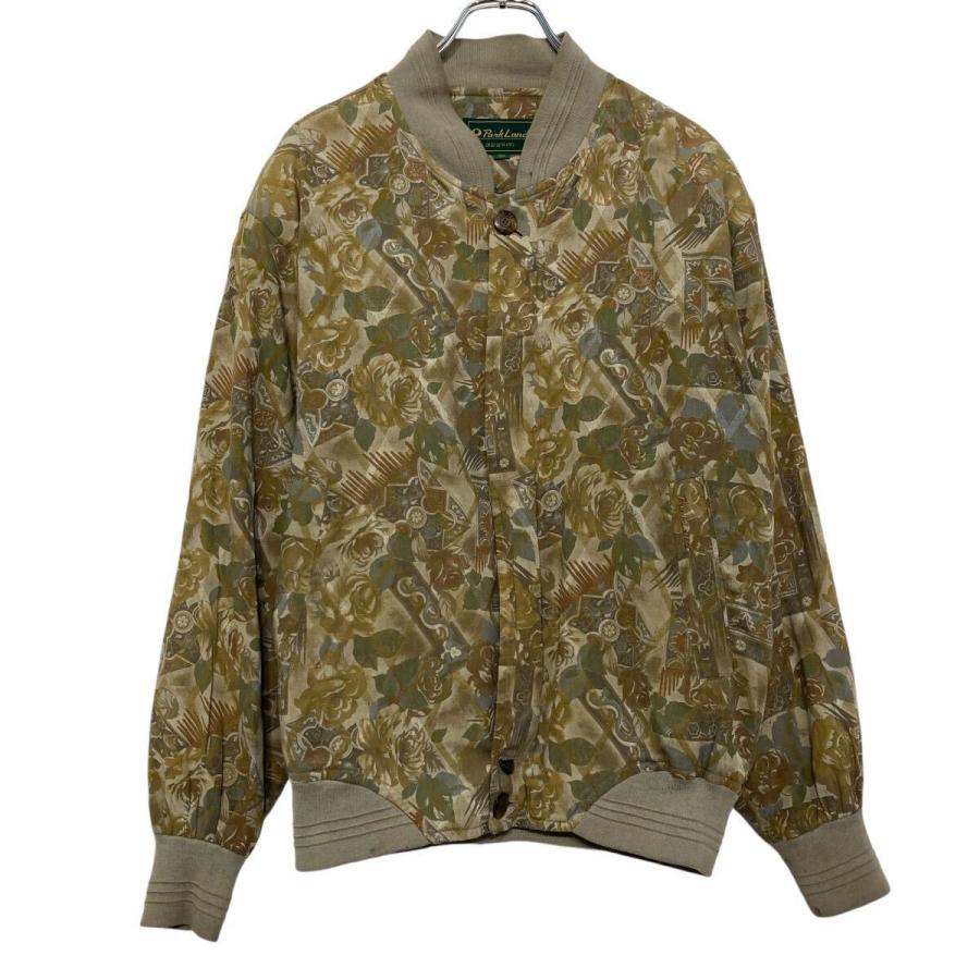 Park Land ジャケット XL~ ベージュ ブラウン 総柄 花柄 ブルゾン  