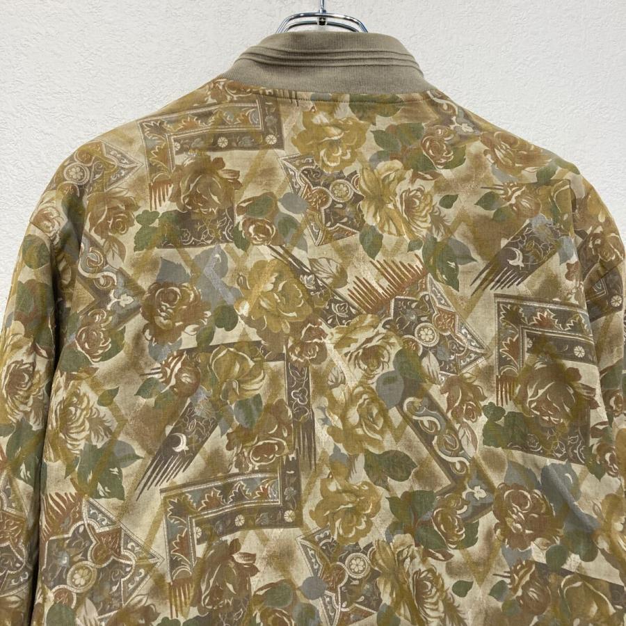 Park Land ジャケット XL~ ベージュ ブラウン 総柄 花柄 ブルゾン  
