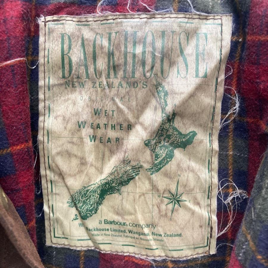 BACKHOUSE オイルド ジャケット XL~ ブラウン バックハウス バブアー