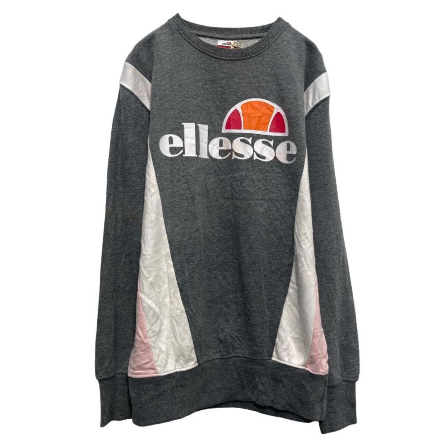 ellesse プリント スウェット トレーナー エレッセ レディース M