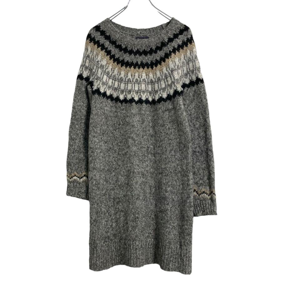 Abercrombie & Fitch ニット セーター ワンピース レディース S グレー 