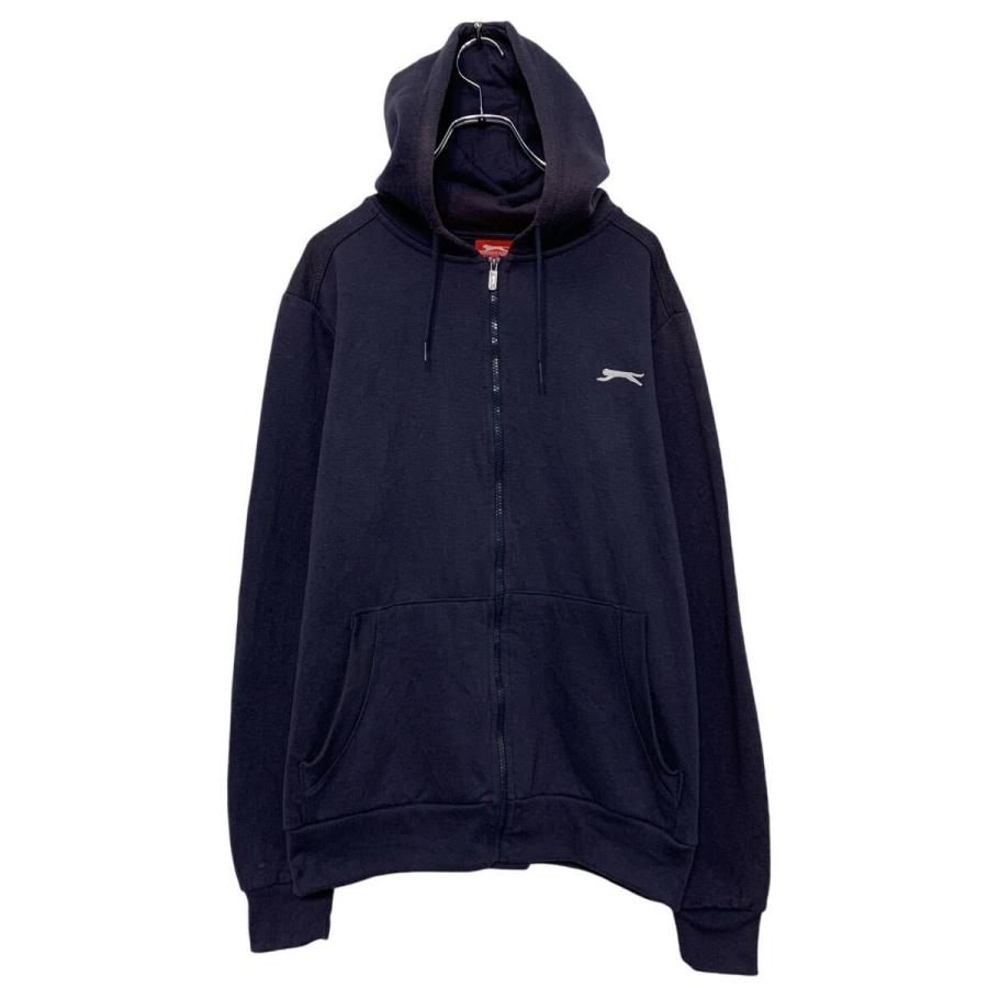 Slazenger ロゴ スウェット パーカー スラセンジャー M ネイビー