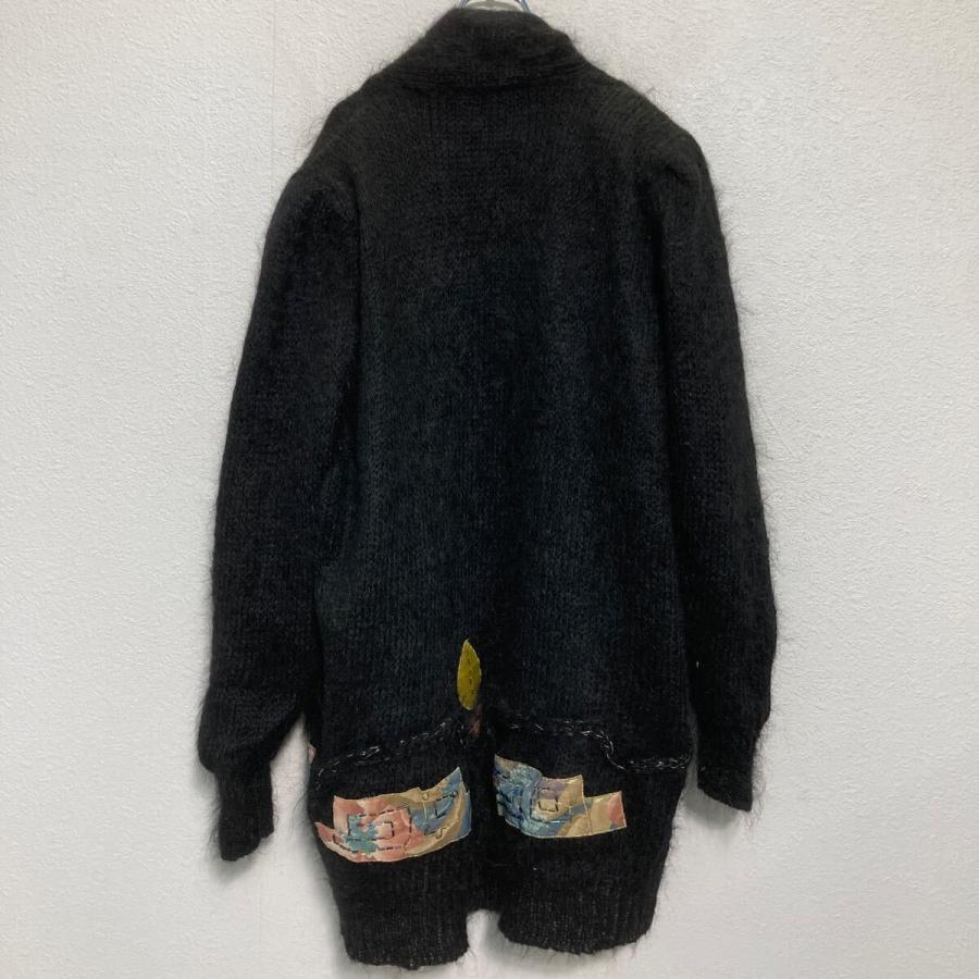 ジプソフィア　フラワーニットジャケット　ブラック 公式】gypsophila(ジプソフィア)