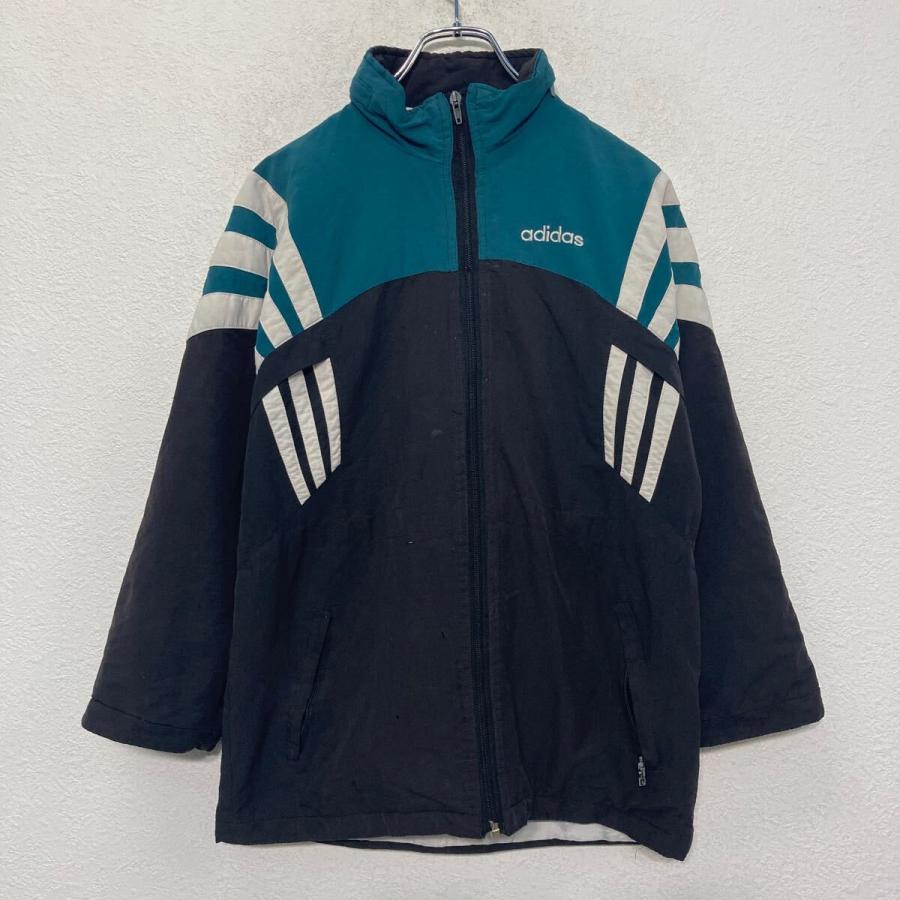 adidas ナイロン ジャケット アディダス M程 ブラック グリーン adidas ナイロン ジャケット アディダス M程 ブラック グリーン