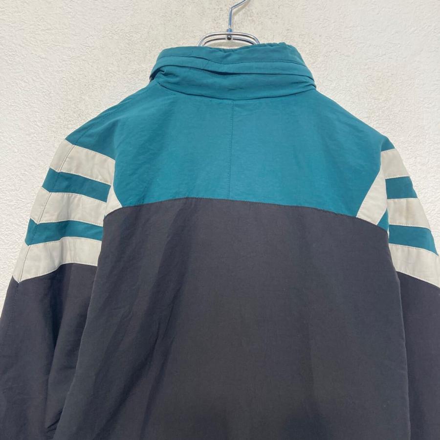 adidas ナイロン ジャケット アディダス M程 ブラック グリーン adidas ナイロン ジャケット アディダス M程 ブラック グリーン