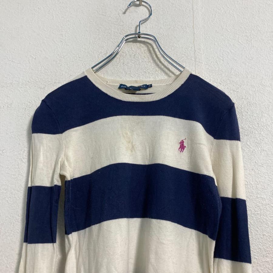 Ralph Lauren コットン ニット セーター レディース XS ホワイト