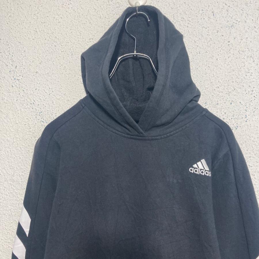 adidas ロゴ スウェット パーカー アディダス XL キッズ 140